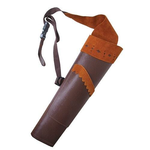 Bateman Back Quiver Brown Medieval Quiver Hunting Bow