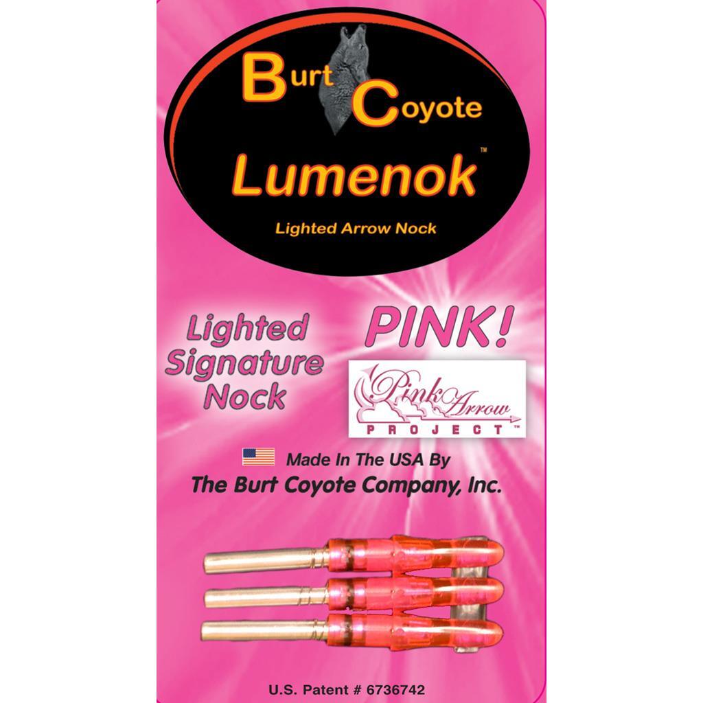 Lumenok Lighted Nocks Pink S 3 pk.Lumenok nocks Hunting Bow